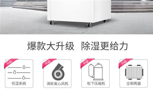 除湿机是家具厂必不可少的设备，用于保持木材干燥防潮